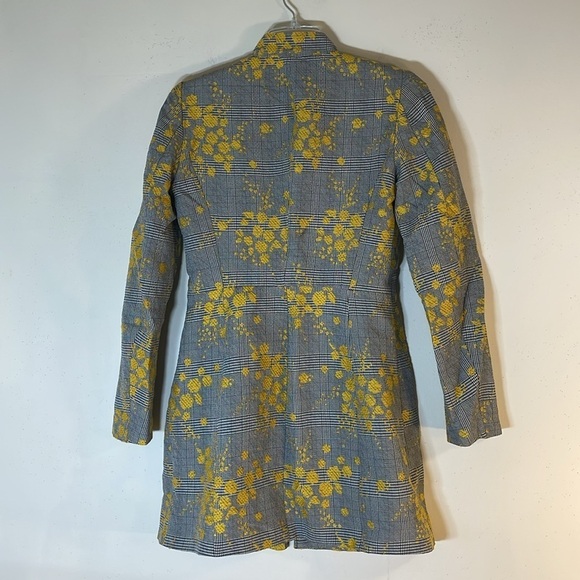 Blogger’s Favorite Zara XS Jacquard Plaid Long Jacket. - Picture 15 of 16